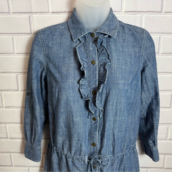 TOMMY HILFIGER Denim Button-Up Dress/size S - Picture 3 of 11